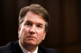 Thẩm phán Tối cao Pháp viện Brett Kavanaugh tại phiên điều trần xác nhận để phụng sự trong vai trò là thẩm phán tại Tối cao Pháp viện của ông, tại Điện Capitol ở Hoa Thịnh Đốn. Ảnh chụp hôm 04/09/2018. (Ảnh: Samira Bouaou/The Epoch Times)