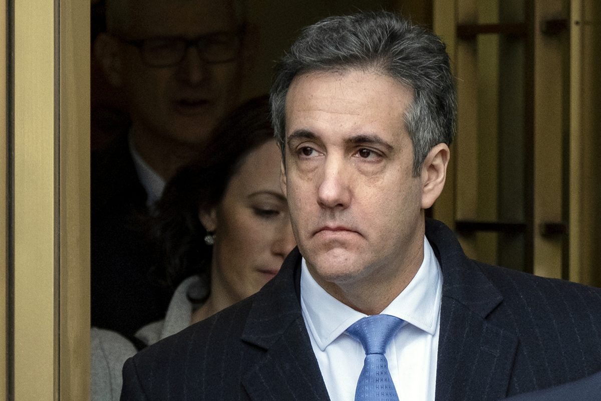 Ông Michael Cohen, cựu luật sư của Tổng thống Donald Trump, rời tòa án liên bang sau khi bị tuyên án ở New York ngày 12 /12/2018. (Ảnh: Craig Ruttle, File/AP Photo)