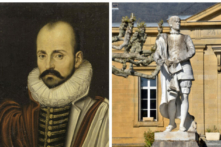 Một trong những bài tiểu luận vĩ đại nhất của nhà văn Michel de Montaigne (bên trái) là bài tiểu luận “On Friendship” (Về Tình Bạn). Mặc dù các bài tiểu luận về tình bạn của nhà văn Michel de Montaigne đã làm cho ông Étienne de La Boétie trở nên bất hủ, song ông vẫn là một văn sĩ, thi sĩ, và là nhà lý luận chính trị theo cách của ông. (Ảnh: Tài sản công, P. Eoche/Getty Images)