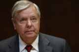 Thượng nghị sĩ Lindsey Graham (Cộng Hòa-South Carolina) tại Hoa Thịnh Đốn ngày 25/05/2022. (Ảnh: Ting Shen/Pool/Getty Images)