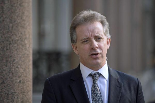 Ông Christopher Steele, cựu sĩ quan tình báo Anh Quốc tại London, Vương quốc Anh, vào ngày 07/03/2017. (Ảnh: Victoria Jones/PA qua AP)