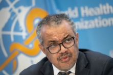 Tổng Giám đốc WHO Tedros Adhanom Ghebreyesus tổ chức một cuộc họp báo tại trụ sở của Tổ chức Y tế Thế giới ở Geneva, Thụy Sĩ, vào ngày 14/12/2022. (Ảnh: Fabrice Coffrini/AFP qua Getty Images)