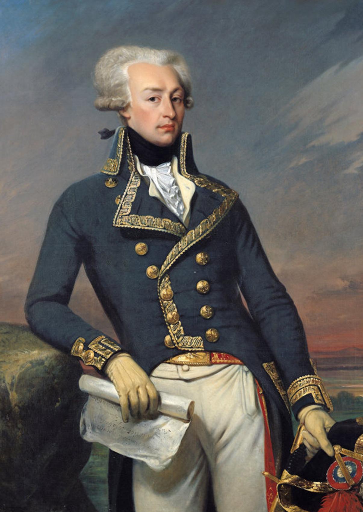 Hầu tước Lafayette năm 1792 (Gilbert du Motier, Marquis de La Fayette, 1757~1834). (Ảnh: Tài sản công)