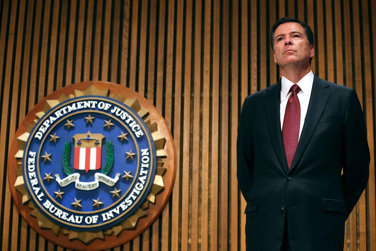 Giám đốc FBI James Comey tại trụ sở FBI ở Hoa Thịnh Đốn vào ngày 23/06/2014. (Ảnh: Mark Wilson/Getty Images)