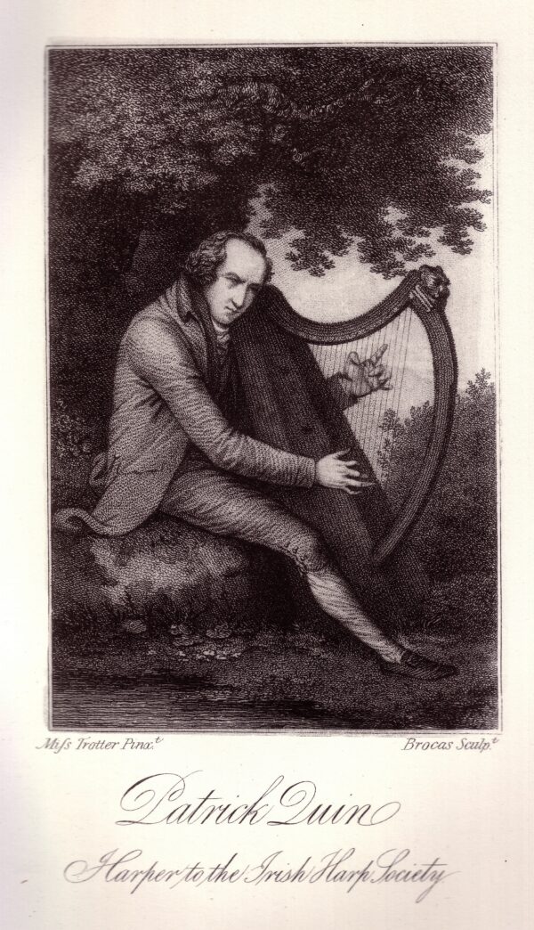 Một bức tranh khắc của ông Patrick Quin trong ấn bản tháng 10/1809 của Tạp chí The Monthly Pantheon. (Ảnh: Đăng dưới sự cho phép của cô Sylvia Crawford)