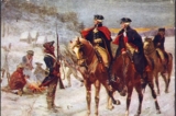 Tướng quân Washington và Hầu tước Lafayette ở Valley Forge. (Ảnh: Tài sản công)