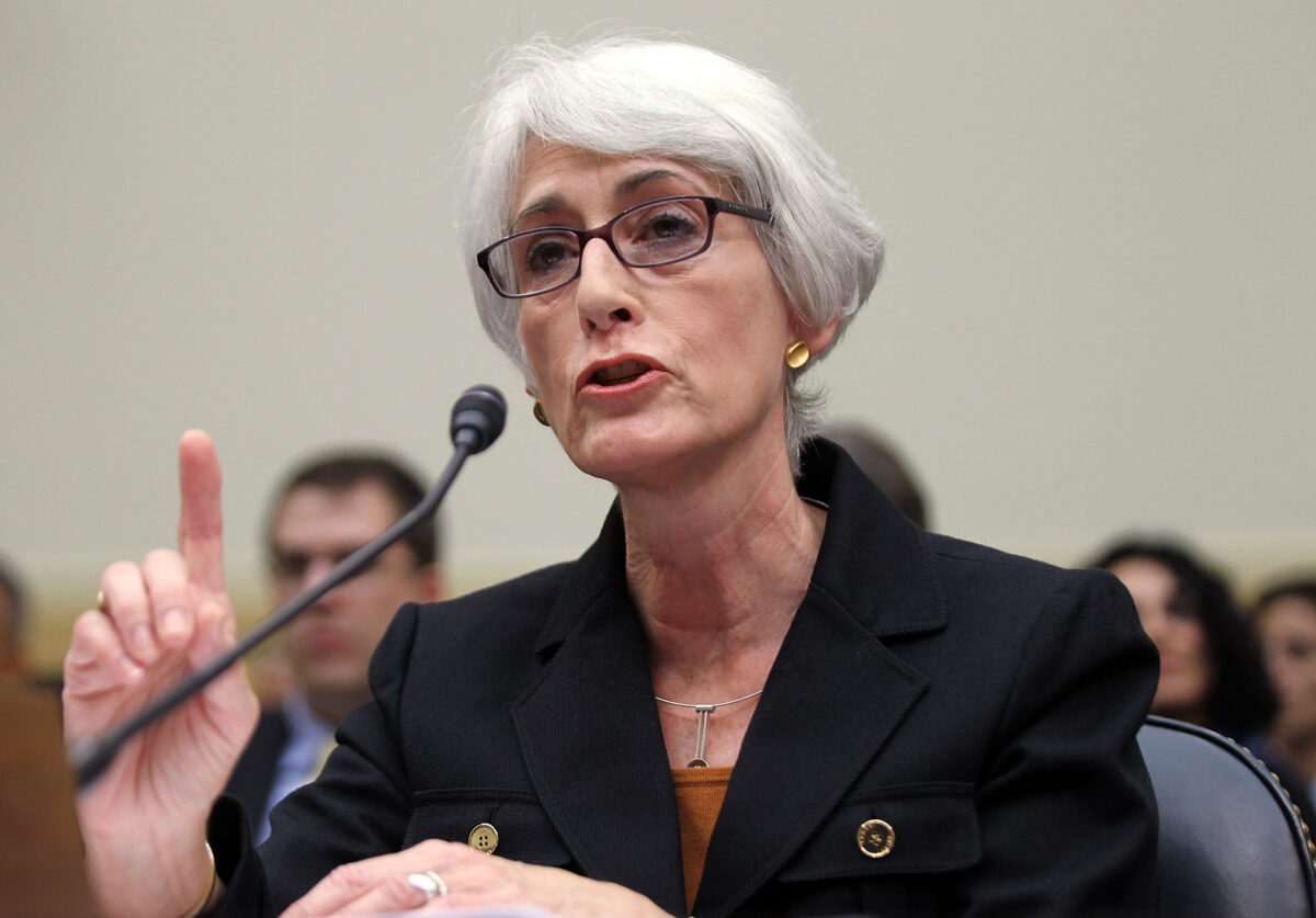 Thứ trưởng Ngoại giao Wendy Sherman tại Hoa Thịnh Đốn vào ngày 14/10/2011. (Ảnh: Alex Wong/Getty Images)