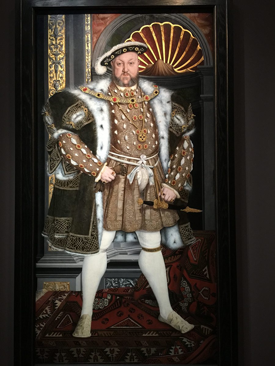 Hình 14: Henry VIII đứng trên tấm thảm Hồi giáo, năm 1540. (Ảnh do Wei J C cung cấp)