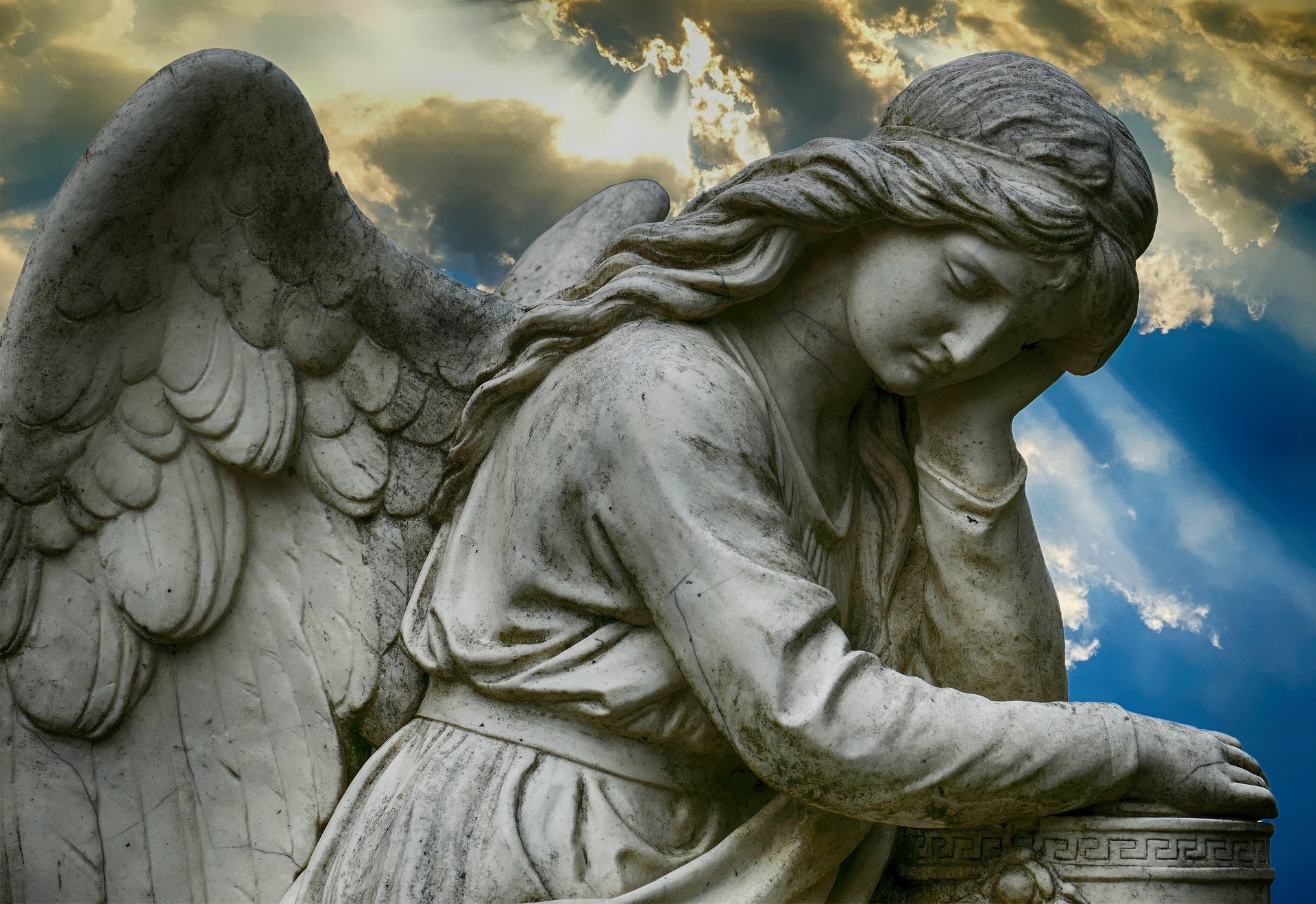 Bức tượng Thiên sứ. (Ảnh: Pixabay)