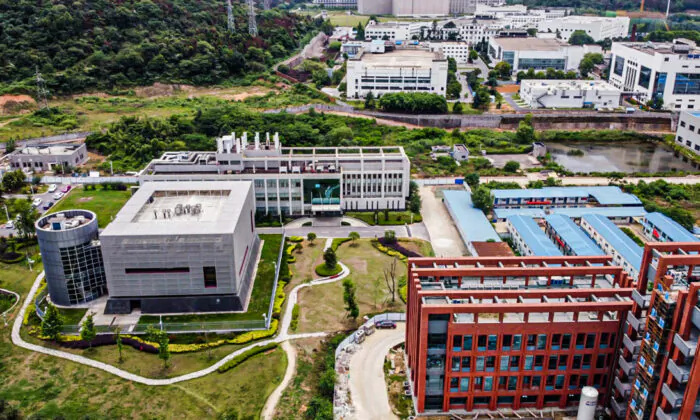 Phòng thí nghiệm P4 trong khuôn viên Viện Virus học Vũ Hán ở Vũ Hán, tỉnh Hồ Bắc, Trung Quốc, vào ngày 13/05/2020. (Ảnh: Hector Retamal/AFP qua Getty Images)