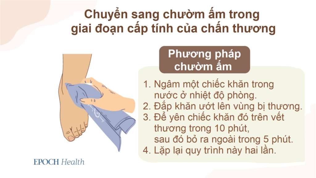 Chườm lạnh không phải luôn tối ưu: Các phương pháp thay thế giúp nhanh phục hồi sau chấn thương