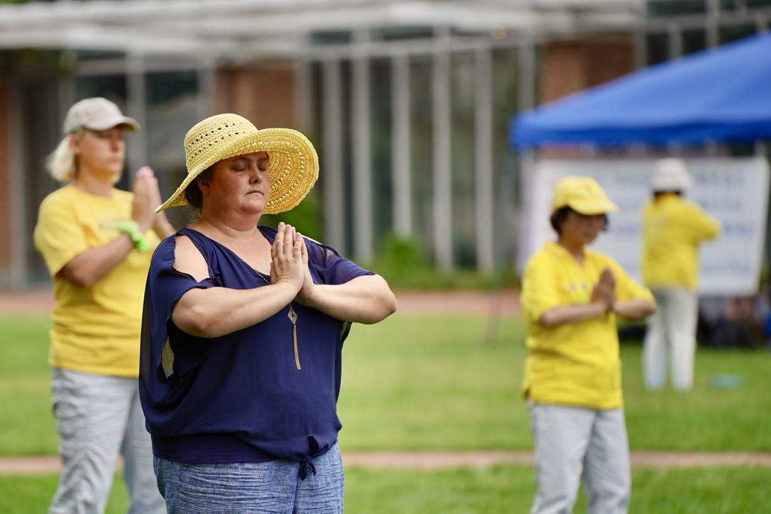 Bà Jennie Sheeks ở Philadelphia, Pennsylvania, hồi tháng 07/2021. (Ảnh: Keyi Shi/The Epoch Times)