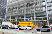 Ảnh chụp trụ sở của tờ New York Times ở thành phố New York vào ngày 08/12/2022. (Ảnh: Michael M. Santiago/Getty Images)