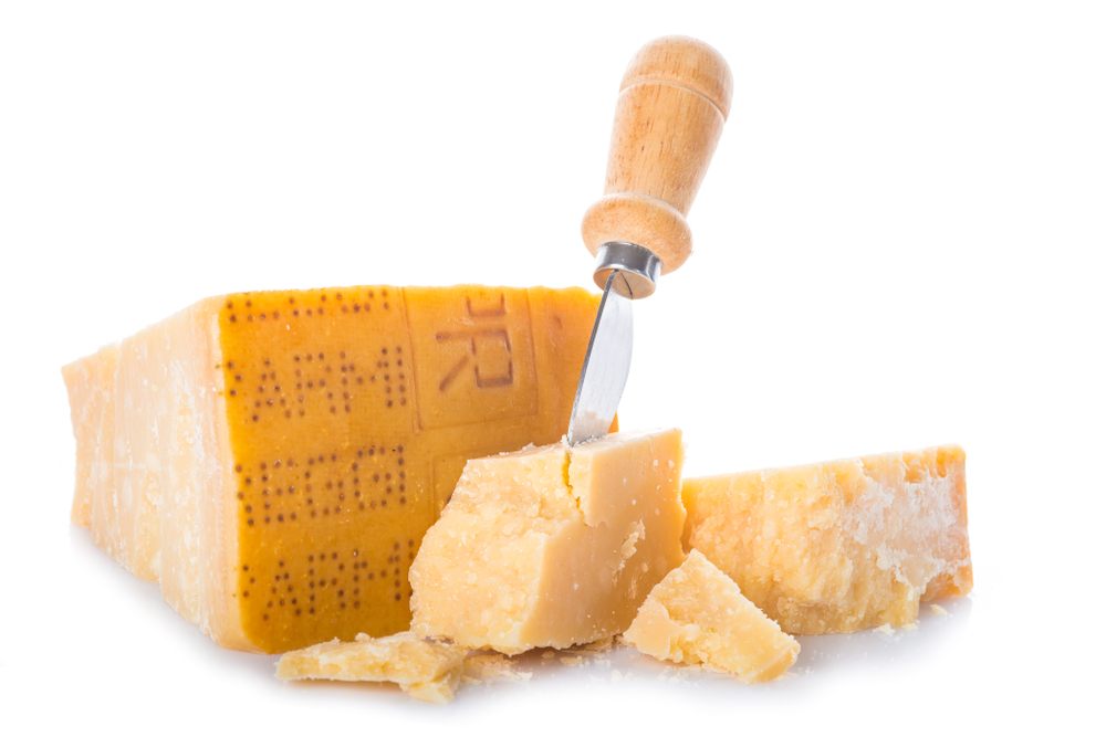 Phô mai Parmigiano-Reggiano, được mệnh danh là Vua của các loại Phô mai. (Ảnh: Angel Simon/Shutterstock)