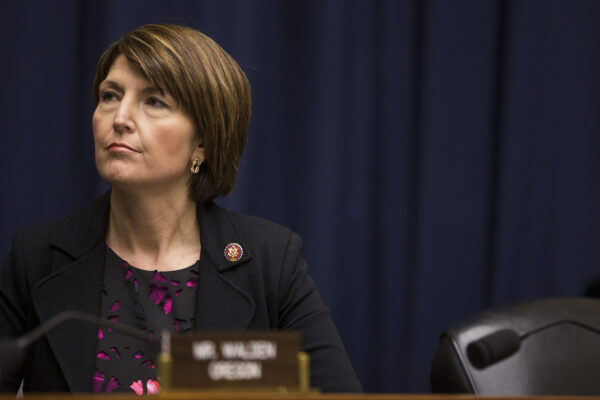 Dân biểu Cathy McMorris Rodgers (Cộng Hòa-Washington) tham dự một phiên điều trần tại Hạ viện trên Capitol Hill ở Hoa Thịnh Đốn, vào ngày 02/04/2019. (Ảnh: Zach Gibson/Getty Images)