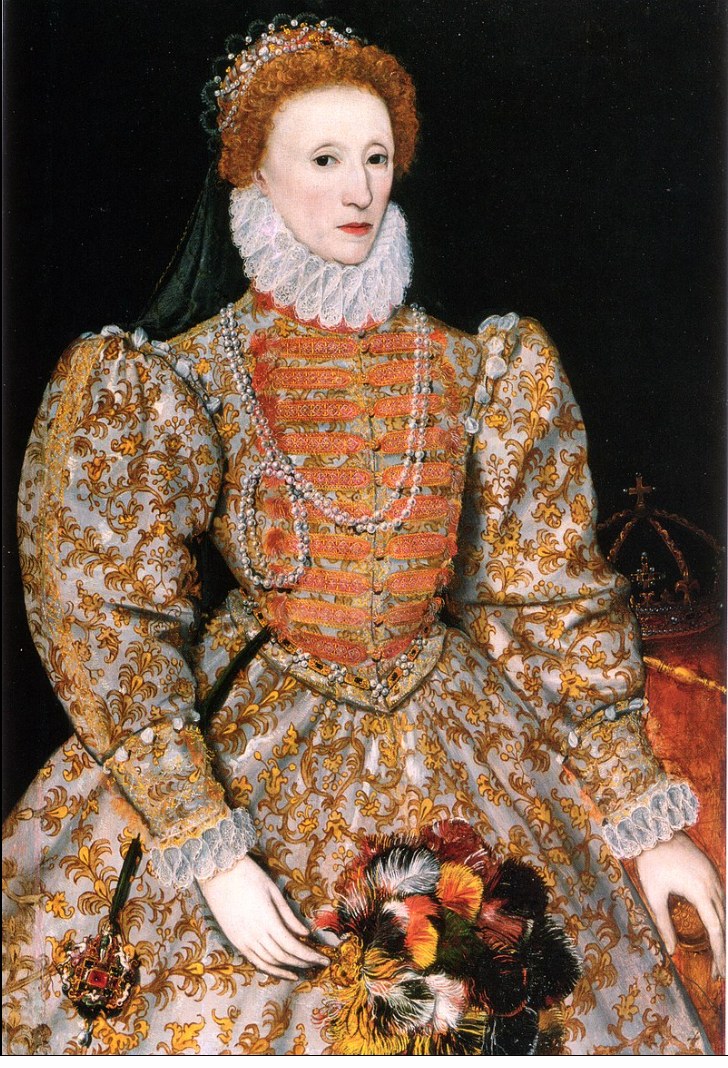 Hình 10: Bức chân dung này được biết là bức yêu thích của Nữ Vương Elizabeth (The Darnley portrait, 1575). (Ảnh: Wei J C)