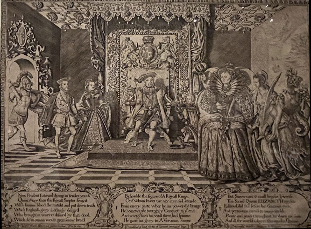 Hình 17: Vương triều Tudor, William Rogers (1584~1604), bản khắc đồng. (Ảnh: Wei J C)