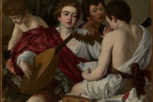 Tác phẩm “The Musicians” (Những người nhạc công) của danh họa Caravaggio, năm 1597. Tranh sơn dầu trên vải canvas. Viện Bảo tàng Nghệ thuật Metropolitan, thành phố New York. (Ảnh: Tài sản công)