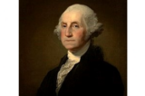 Trong bài diễn văn từ nhiệm, ngài George Washington đã tán dương thành công của Mỹ quốc và ca ngợi công cuộc tự do. Tác phẩm “Tướng George Washington từ nhiệm,” năm  1796, tranh của họa sĩ Gilbert Stuart. (Ảnh: Tài sản công)