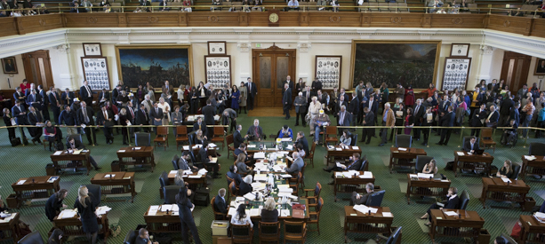 Các nhà lập pháp Texas đã tranh luận về việc cấm DEI trong khuôn viên trường đại học trong hơn năm giờ tại thủ phủ của tiểu bang ở Austin hôm 19/05/2023. (Ảnh: Đăng dưới sự cho phép của Cơ quan Lập pháp Texas)