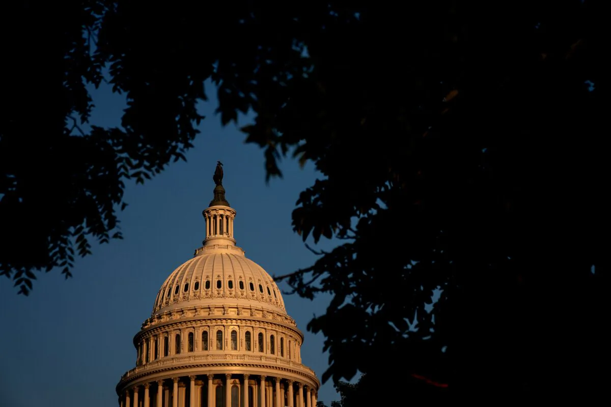 Tòa nhà Quốc hội Hoa Kỳ ở Hoa Thịnh Đốn hôm 31/05/2023. (Ảnh: Stefani Reynolds/AFP qua Getty Images)