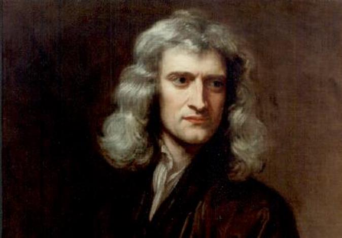 Ngài Isaac Newton, 1689, Ngài Gottfried Kneller. (Ảnh: Tài sản công, PD-old-100)