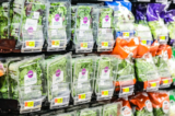Rất tiện lợi khi mua rau xà lách đóng gói sẵn, chỉ cần chọn và mang đi. Nhưng có đáng để tiêu tiền cho sản phẩm này không? (Ảnh: RYO Alexandre/Shutterstock)