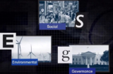 Đoạn phim “The Shadow State” hiển thị các phần tạo thành ESG. (Ảnh: Epoch Original)