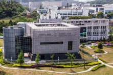 Phòng thí nghiệm P4, được cho là nơi có cấp độ an toàn sinh học cao nhất, tại Viện Virus học Vũ Hán ở Vũ Hán, Trung Quốc, vào ngày 17/04/2020. (Ảnh: Hector Retamal/AFP qua Getty Images)