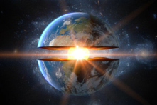 Trung tâm Trái đất là một hố đen? Một sơ đồ về lõi bên trong bí ẩn của Trái đất. (Ảnh: Shutterstock)