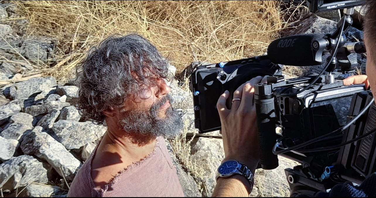 Cảnh quay hậu trường cho bộ phim tài liệu “Socrates Secrets” (Những bí mật của Socrates) của Epoch TV. (Ảnh: Đăng dưới sự cho phép của Alex Mur)