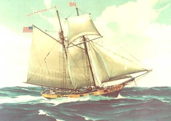 U.S. Revenue Marine Cutter Massachusetts, một tàu tuần tra vùng ven biển của Hoa Kỳ. (Ảnh: Tài liệu công cộng)