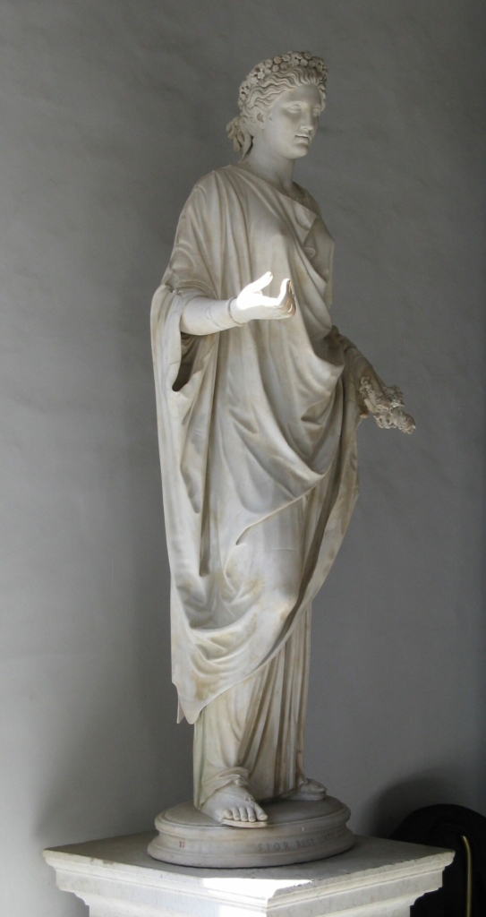 Bức tượng nàng Flora. Chất liệu đá cẩm thạch thời Đế quốc La Mã với một số thay đổi hiện đại. Tại Bảo tàng Capitoline, Rome. (Ảnh: Được đăng dưới sự cho phép của tác giả Yair Haklai)