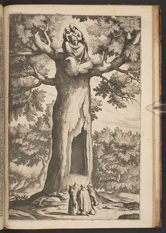 Tác phẩm “Description of the Sacred Mount of Verna” (Mô tả về Núi thiêng Verna), năm 1612, vẽ bởi họa sĩ Fra Lino Moroni. Sách in với 24 bản khắc phỏng theo tác phẩm của họa sĩ Jacopo Ligozzi. Thư viện Anh quốc, London. (Hội đồng Thư viện Anh. Bảo lưu mọi quyền/Hình ảnh Bridgeman)