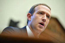 Tổng giám đốc Công ty Meta Mark Zuckerberg tại Hoa Thịnh Đốn vào ngày 23/10/2019. (Mandel Ngan/AFP qua Getty Images)