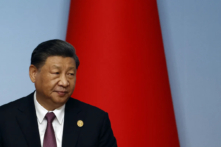 Lãnh đạo Trung Quốc Tập Cận Bình tham dự một cuộc họp báo tại Hội nghị thượng đỉnh Trung Quốc-Trung Á diễn ra ở thành phố Tây An, tỉnh Thiểm Tây, miền bắc Trung Quốc hôm 19/05/2023. (Ảnh: Florence Lo/AFP qua Getty Images)