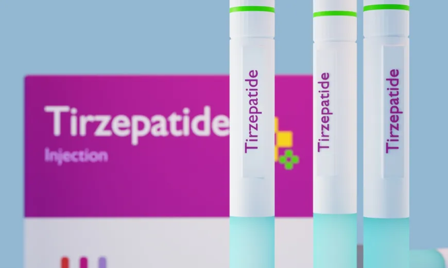 Ảnh 3D thuốc tirzepatide cho bệnh tiểu đường loại 2. (Ảnh: Shutterstock)