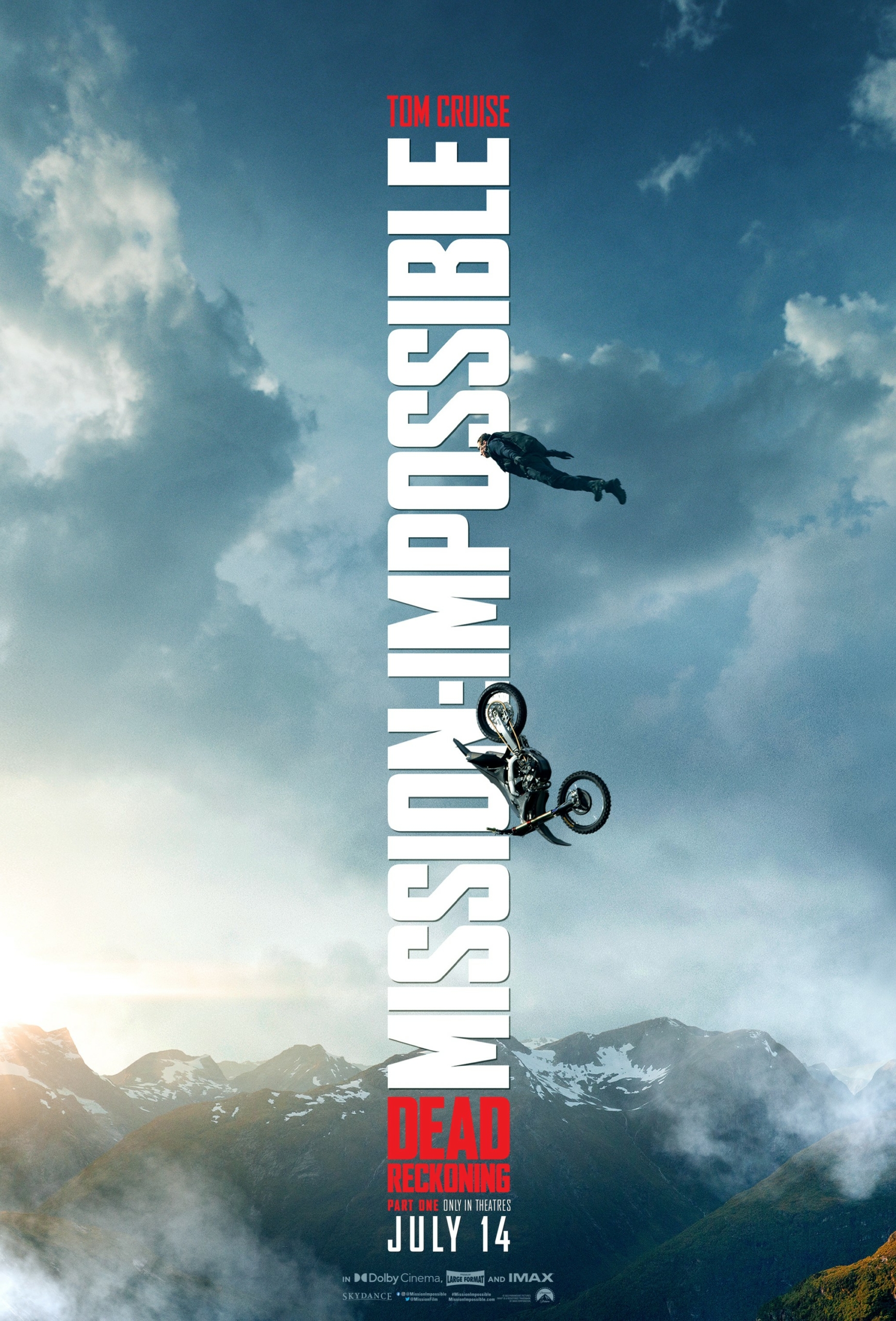 Bích chương phim “Mission: Impossible – Dead Reckoning Part One”. (Ảnh: Paramount Pictures/Skydance)