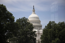 Mái vòm của Điện Capitol Hoa Kỳ nhìn từ văn phòng Thượng viện Russel ở Hoa Thịnh Đốn, hôm 05/07/2023. (Ảnh: Madalina Vasiliu/The Epoch Times)