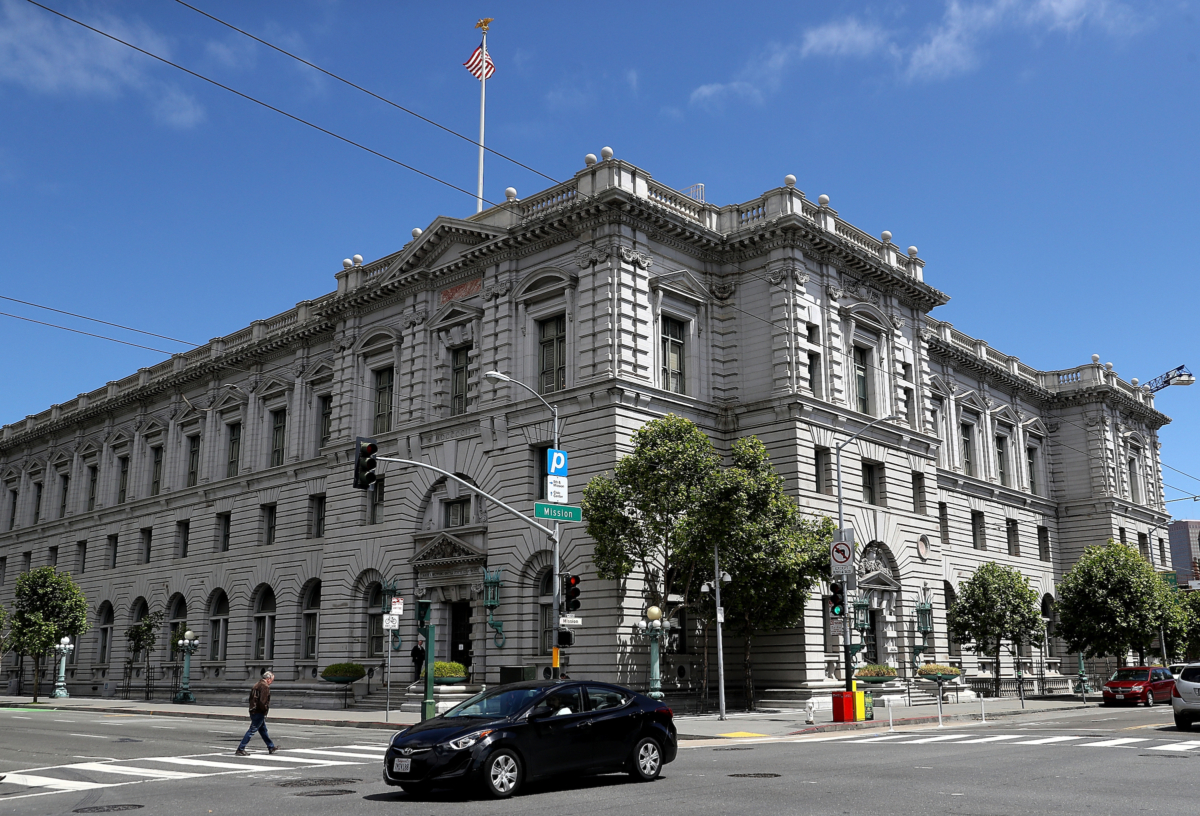 Tòa Phúc thẩm Liên bang Khu vực 9 tại San Francisco vào ngày 12/06/2017. (Ảnh: Justin Sullivan/Getty Images)