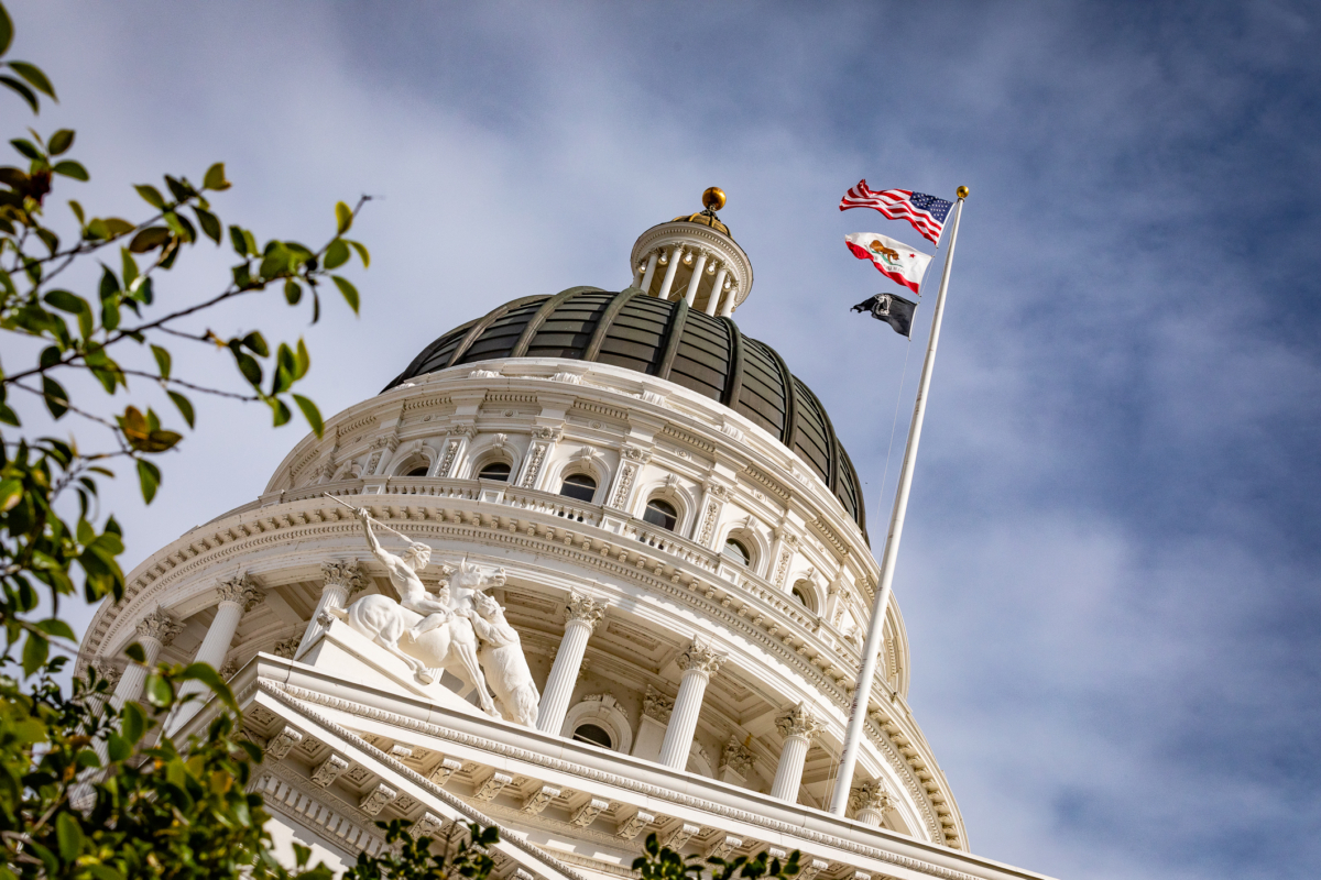 Tòa nhà Quốc hội Tiểu bang California ở Sacramento, California, vào ngày 18/04/2022. (Ảnh: John Fredricks/The Epoch Times)