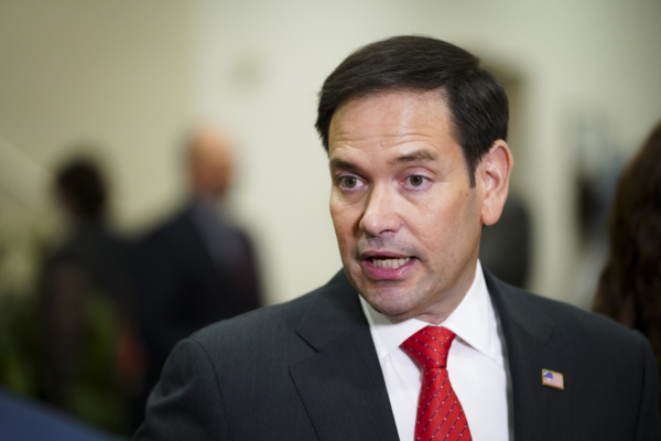 Thượng nghị sĩ Marco Rubio (Cộng Hòa-Florida) nói trong một cuộc họp báo tại Điện Capitol Hoa Kỳ ở Hoa Thịnh Đốn, hôm 11/07/2023. (Ảnh: Madalina Vasiliu/The Epoch Times)