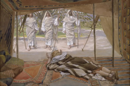 Chuyến thăm của những vị khách đến từ Thiên Giới: Bức tranh ‘Abraham và ba Thiên Sứ’ của Tissot