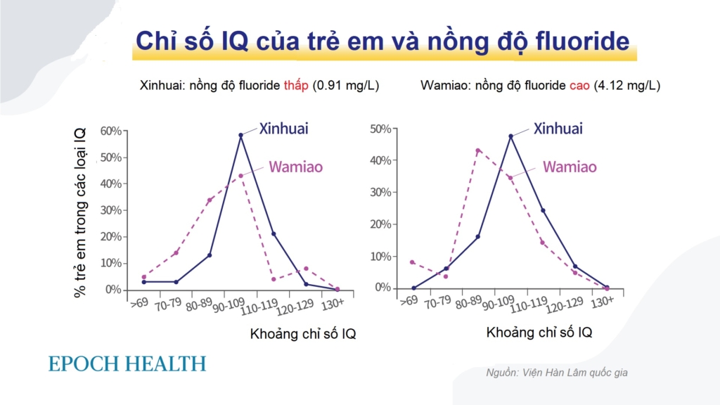 Fluoride trong nước máy có thể làm giảm chỉ số thông minh và làm rối loạn giấc ngủ