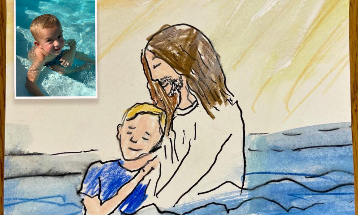 Câu chuyện về một cậu bé suýt chết đuối được Chúa Jesus ôm trong vòng tay