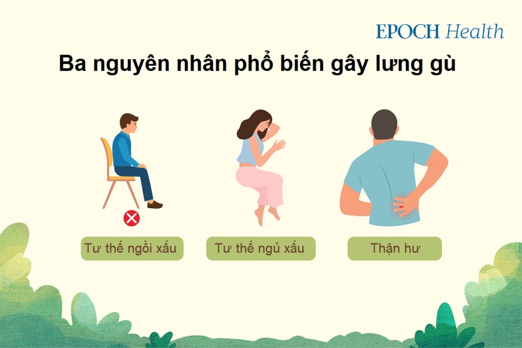 7 bài tập cải thiện lưng gù, giảm tê tay và tim đập nhanh