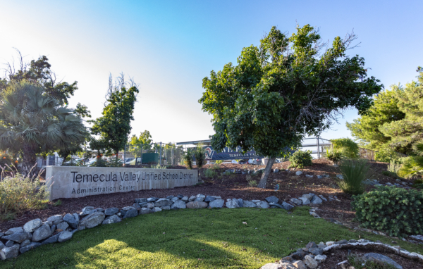 Trung tâm Quản lý Khu học chính Temecula Valley Unified ở Temecula, California, hôm 22/08/2023. (Ảnh: John Fredricks/The Epoch Times)