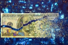Một minh họa về tiền tệ số hóa. (Ảnh: Dem10/Getty Images)