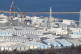 Các bể chứa nước đã qua xử lý tại nhà máy điện hạt nhân Fukushima Daiichi bị sóng thần làm tê liệt ở thị trấn Okuma, quận Fukushima, Nhật Bản, hôm 22/08/2023. (Ảnh: Kyodo qua Reuters)