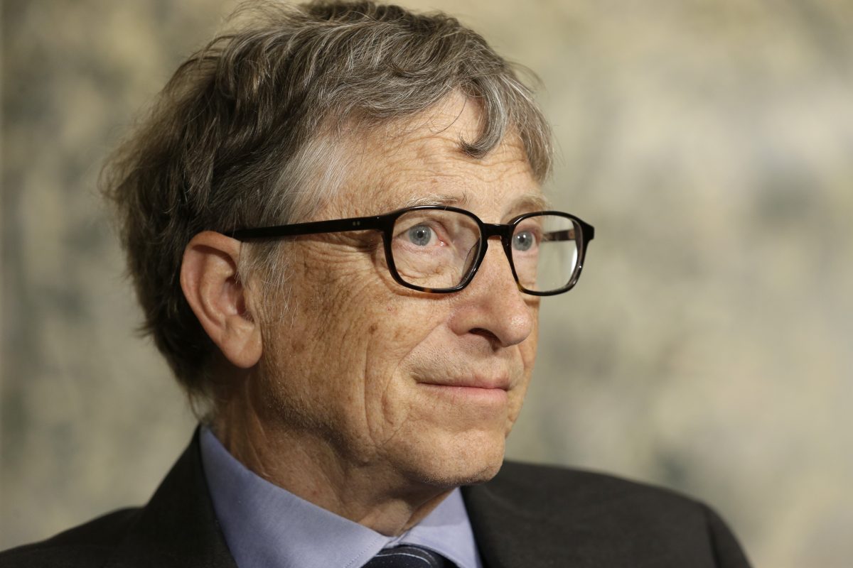 Ông Bill Gates tại New York vào ngày 22/02/2016. (Ảnh: Seth Wenig/AP Photo)
